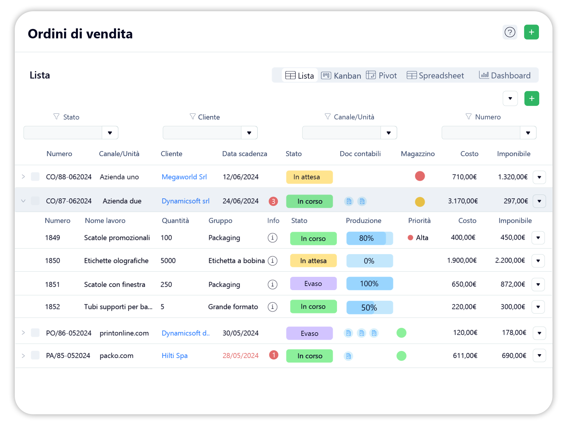 Software gestionale 