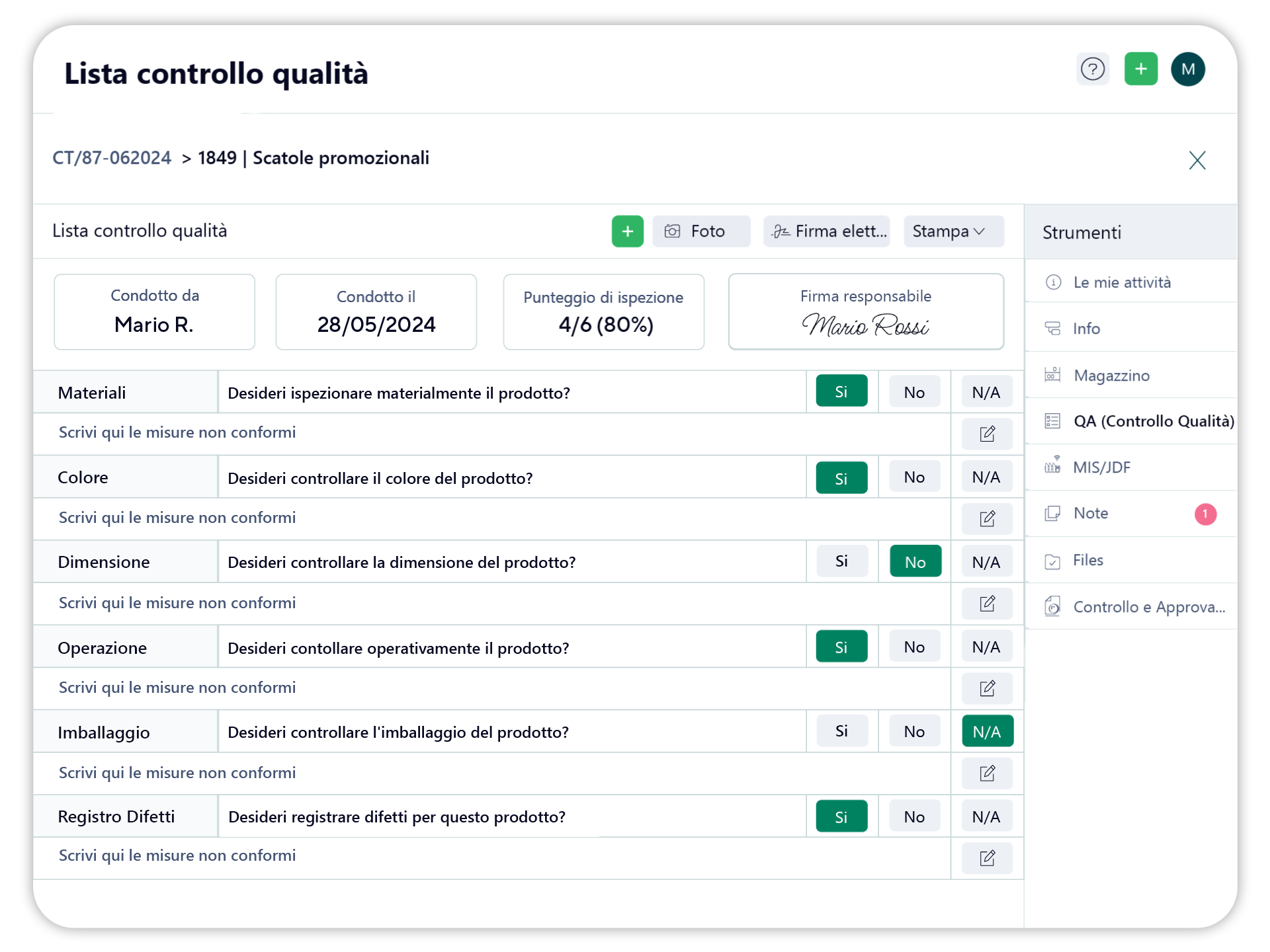 Software gestionale 